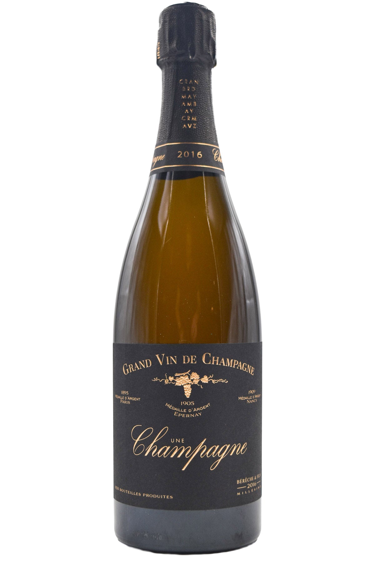 Bereche et Fils Champagne Extra Brut Une 2016 [NET]