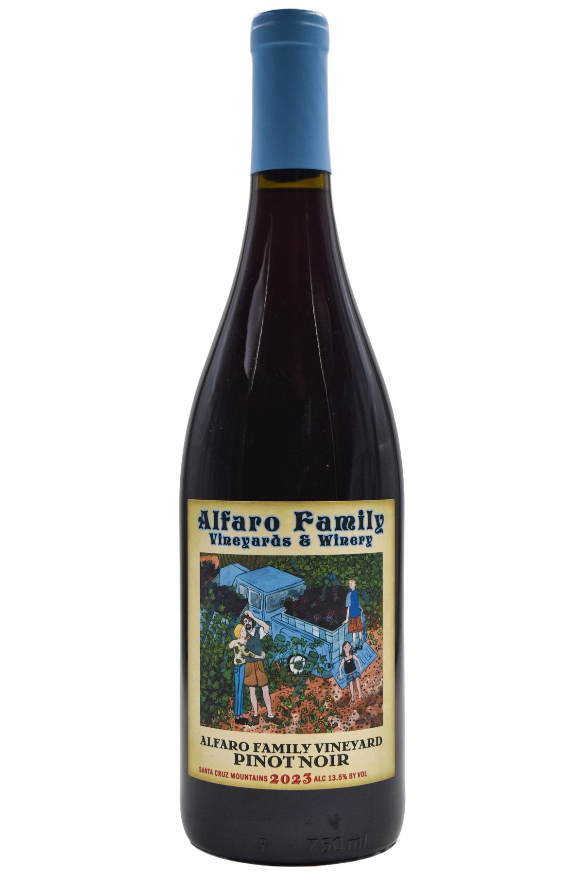 Alfaro Family Santa Cruz Mts Pinot Noir Estate Vineyard 2023