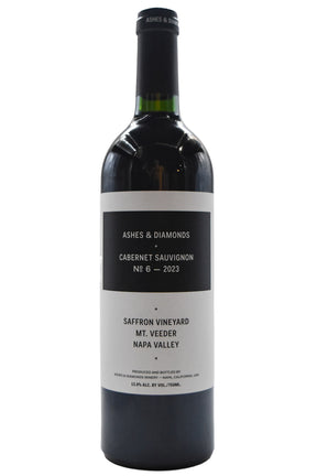 Bottle of Ashes & Diamonds Napa Valley Mt Veeder Cabernet Sauvignon Mountain Cuvee Saffron Vnyd 2023-Red Wine-Flatiron SF