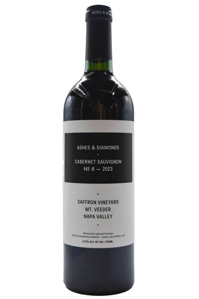 Bottle of Ashes & Diamonds Napa Valley Mt Veeder Cabernet Sauvignon Mountain Cuvee Saffron Vnyd 2023-Red Wine-Flatiron SF