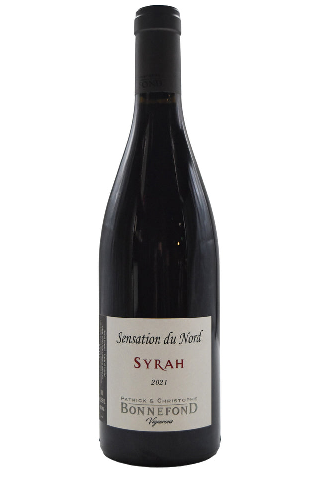 Bottle of Patrick & Christophe Bonnefond Syrah Sensations du Nord 2021-Red Wine-Flatiron SF