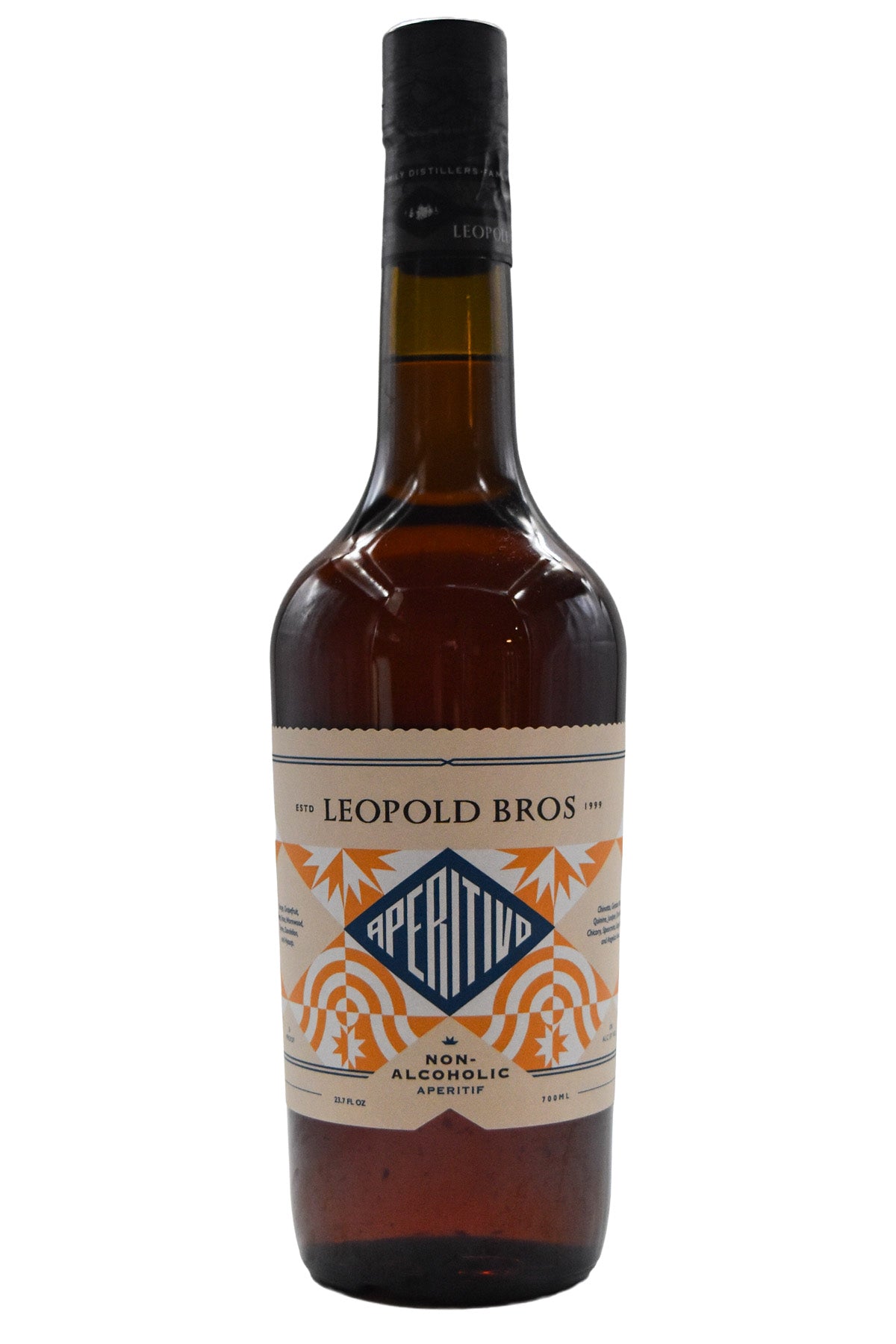 Bottle of Leopold Bros Non-Alcoholic Aperitivo-Spirits-Flatiron SF