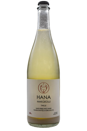 Bottle of Hana Makgeolli Takju 16 Rice Wine-Sake-Flatiron SF