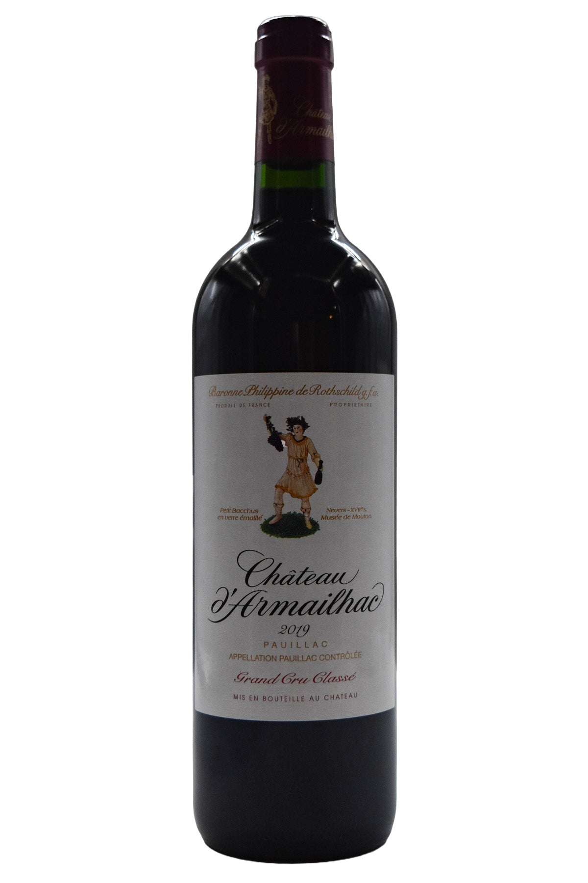 Bottle of Chateau d'Armailhac Pauillac 2019-Red Wine-Flatiron SF