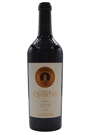 Bottle of Chateau Quintus Saint-Emilion Grand Cru 2012-Red Wine-Flatiron SF