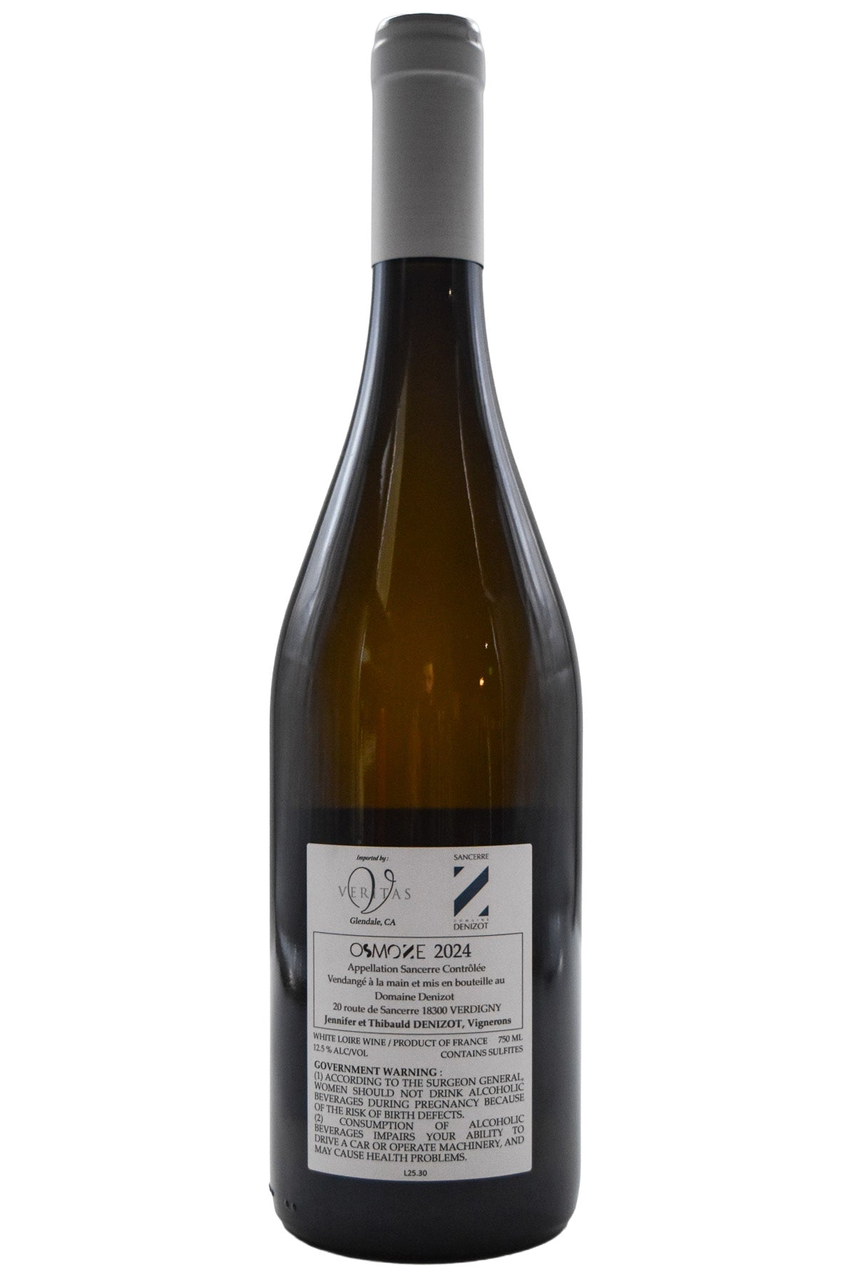 Bottle of Domaine Denizot Sancerre Osmoze 2024-White Wine-Flatiron SF