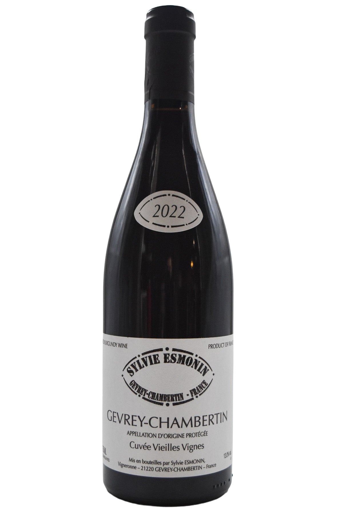Bottle of Sylvie Esmonin Gevrey-Chambertin Vieillles Vignes 2022 [NET]-Red Wine-Flatiron SF