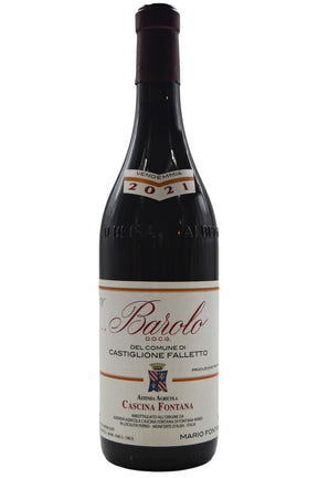 Bottle of Cascina Fontana Barolo del Comune di Castiglione Falletto 2021-Red Wine-Flatiron SF