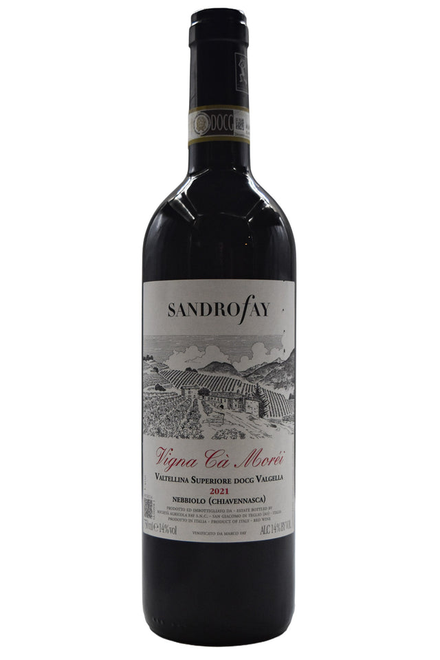 Bottle of Sandro Fay Valtellina Superiore Ca Morei 2021-Red Wine-Flatiron SF