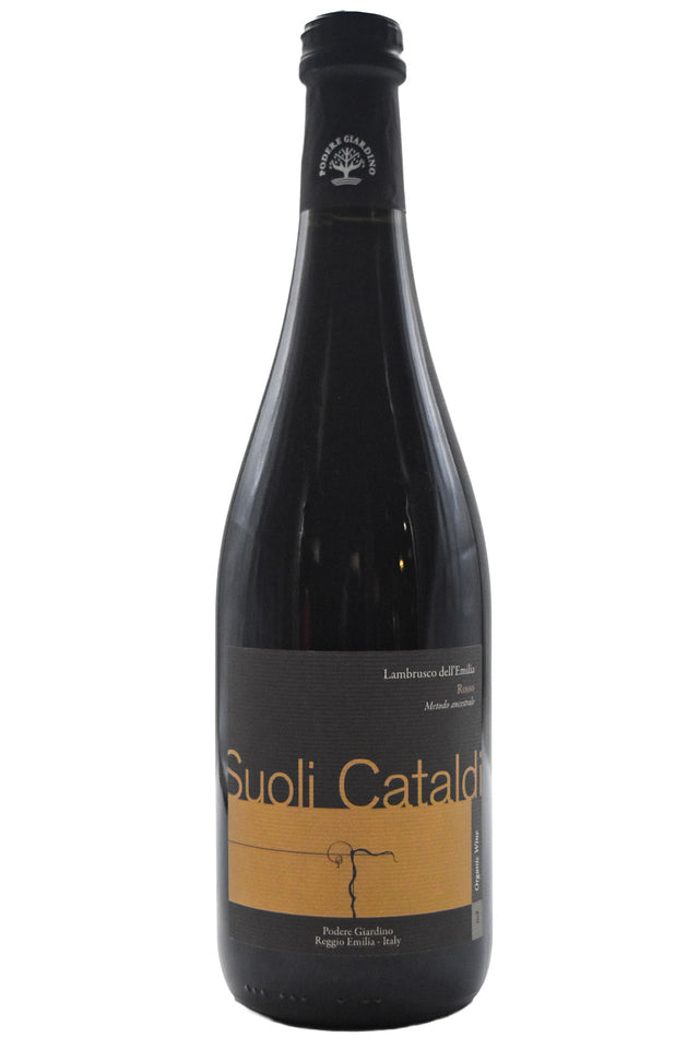 Bottle of Podere Giardino Suoli Cataldi Lambrusco dell'Emilia 2022-Sparkling Wine-Flatiron SF