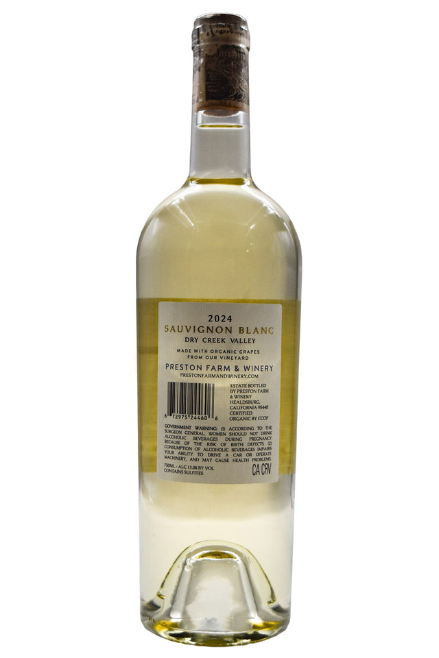 Bottle of Preston Dry Creek Valley Sauvignon Blanc 2024-White Wine-Flatiron SF