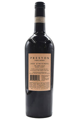 Bottle of Preston Dry Creek Valley Zinfandel 2022-Red Wine-Flatiron SF