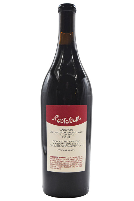 Bottle of Rootdown Mendocino County Sangiovese Janes Vineyard 2023-Red Wine-Flatiron SF