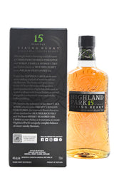 Bottle of Highland Park 15 Year Old Viking Heart Single Malt Scotch Whisky-Spirits-Flatiron SF