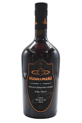Bottle of Mannamaru Sicilian Mandarin Amaro-Spirits-Flatiron SF