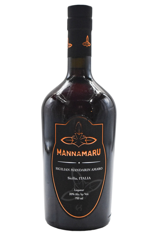 Bottle of Mannamaru Sicilian Mandarin Amaro-Spirits-Flatiron SF