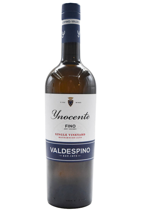 Bottle of Valdespino Fino Sherry Inocente Macharnudo Alto-Fortified Wine-Flatiron SF