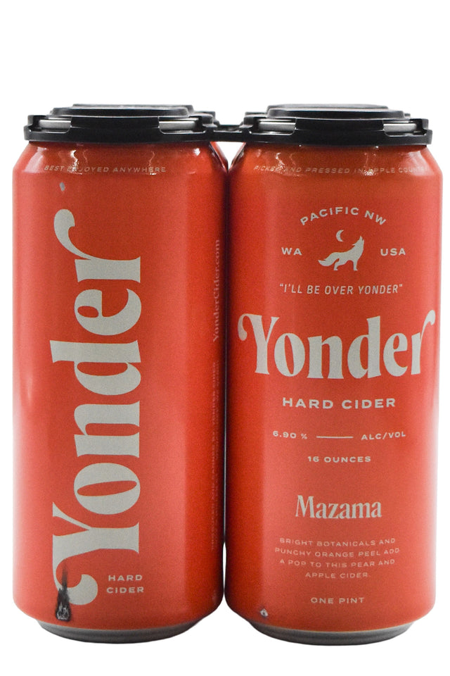 Bottle of Yonder Mazama Cider 4pk (16oz)-Cider-Flatiron SF