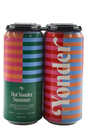 Bottle of Yonder Hot Yonder Summer Cider 4pk (16oz)-Cider-Flatiron SF