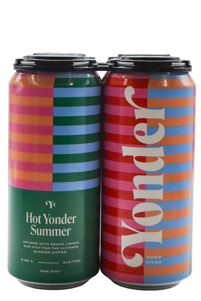Bottle of Yonder Hot Yonder Summer Cider 4pk (16oz)-Cider-Flatiron SF