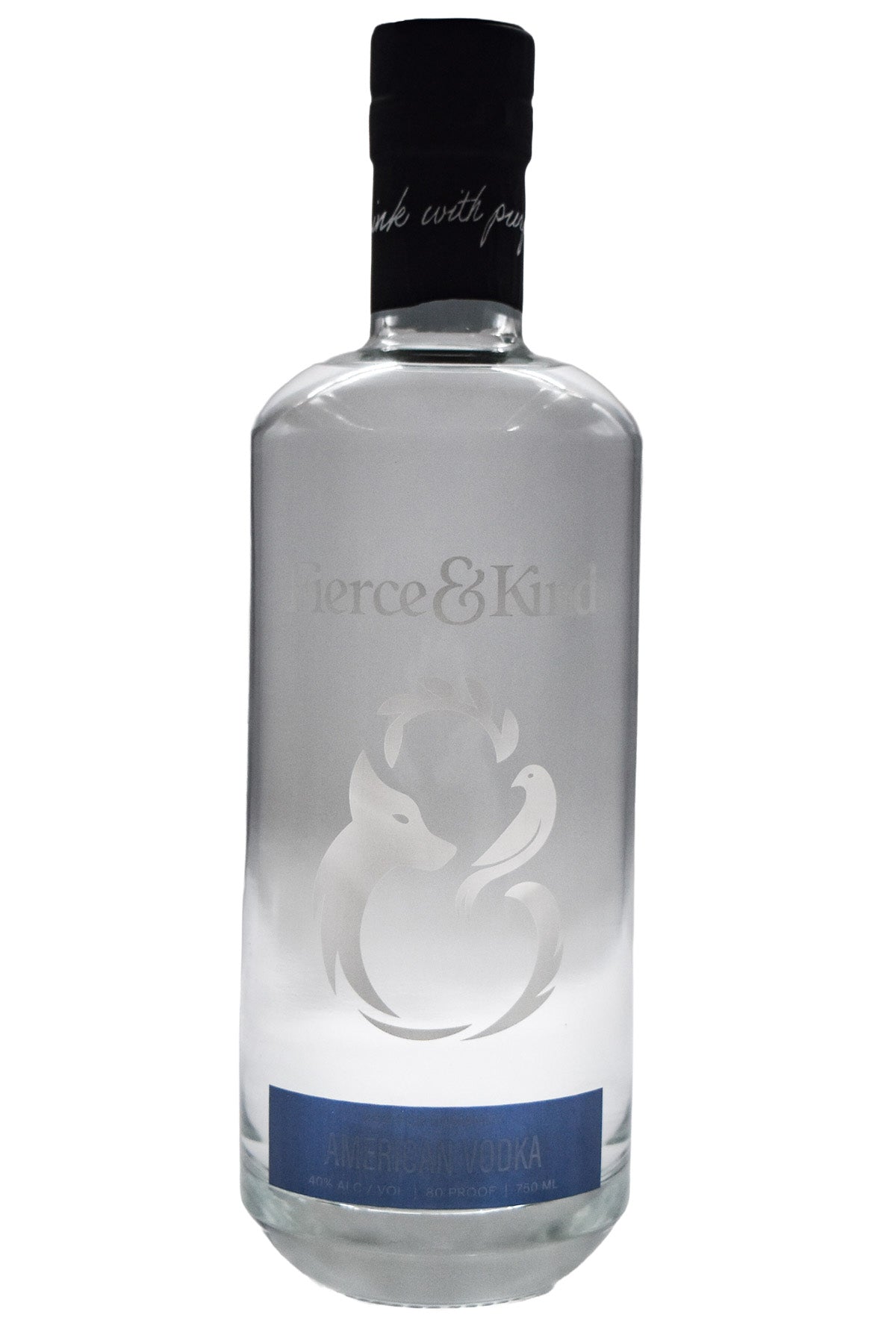 Bottle of Fierce & Kind American Vodka-Spirits-Flatiron SF