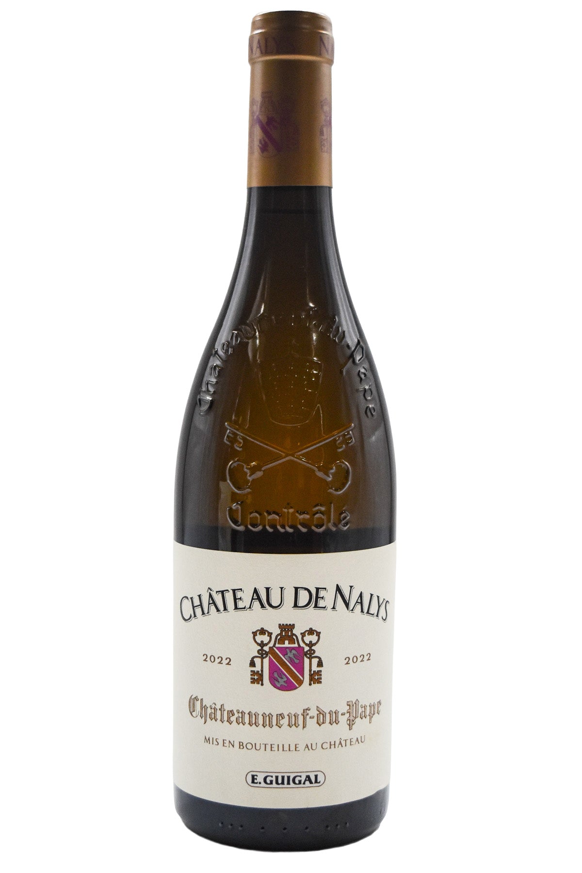 Bottle of E. Guigal (Chateau de Nalys) Chateauneuf-du-Pape Blanc Grand Vin 2022-White Wine-Flatiron SF