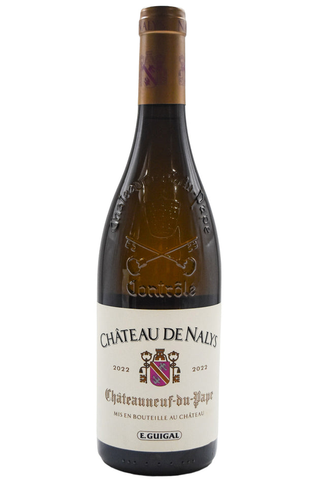 Bottle of E. Guigal (Chateau de Nalys) Chateauneuf-du-Pape Blanc Grand Vin 2022-White Wine-Flatiron SF