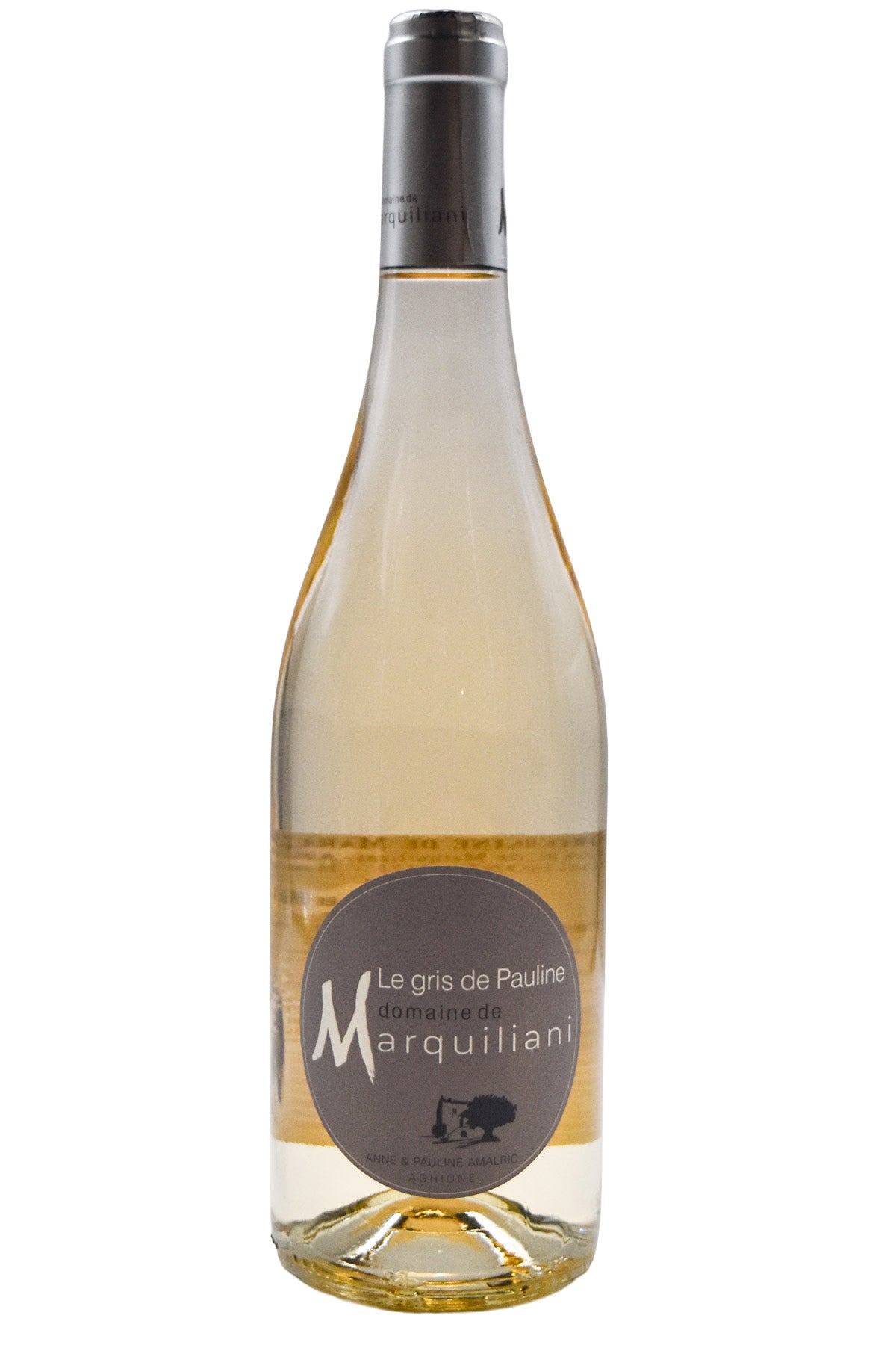 Bottle of Domaine de Marquiliani Vin de Corse Gris de Pauline 2025-Rosé Wine-Flatiron SF