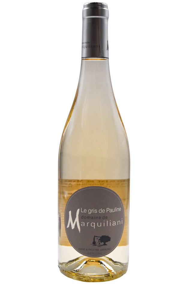 Bottle of Domaine de Marquiliani Vin de Corse Gris de Pauline 2025-Rosé Wine-Flatiron SF