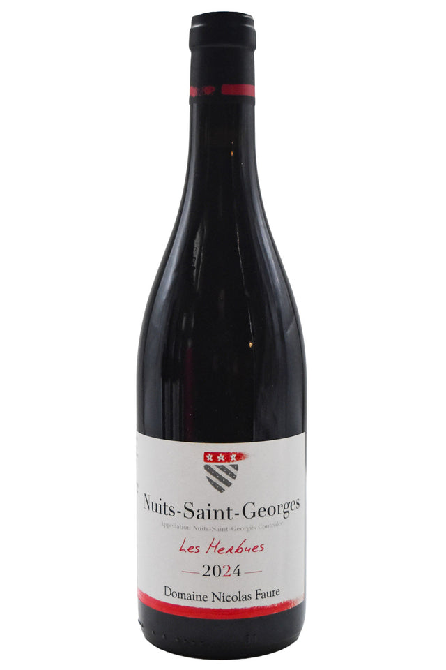 Bottle of Nicolas Faure Nuits Saint George les Herbues 2024-Red Wine-Flatiron SF