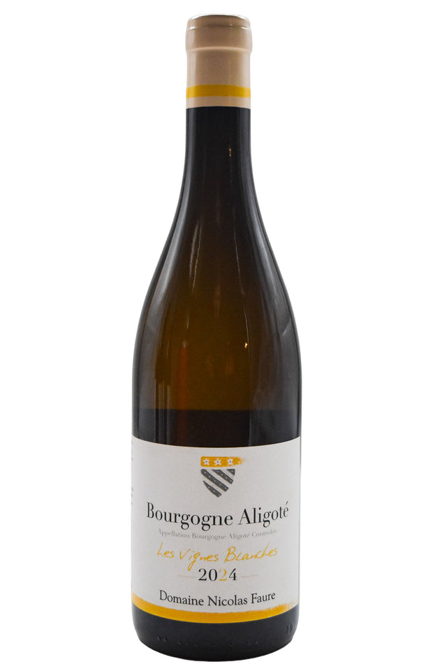 Bottle of Nicolas Faure Bourgogne Aligote Les Vignes Blanches 2024-White Wine-Flatiron SF