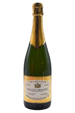 Bottle of Fallet-Crouzet Champagne Extra Brut Blanc de Blancs NV-Sparkling Wine-Flatiron SF