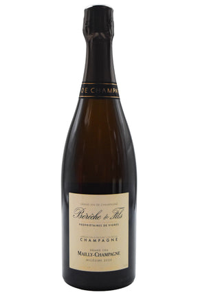 Bottle of Bereche et Fils Champagne Grand Cru Mailly 2020-Sparkling Wine-Flatiron SF