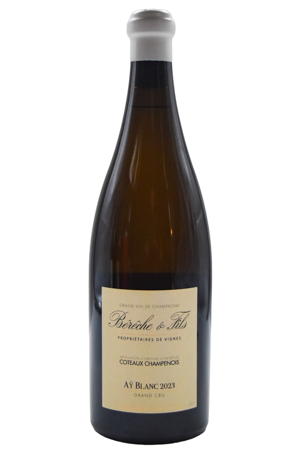 Bottle of Bereche et Fils Coteaux Champenois Blanc Grand Cru Ay 2023-White Wine-Flatiron SF