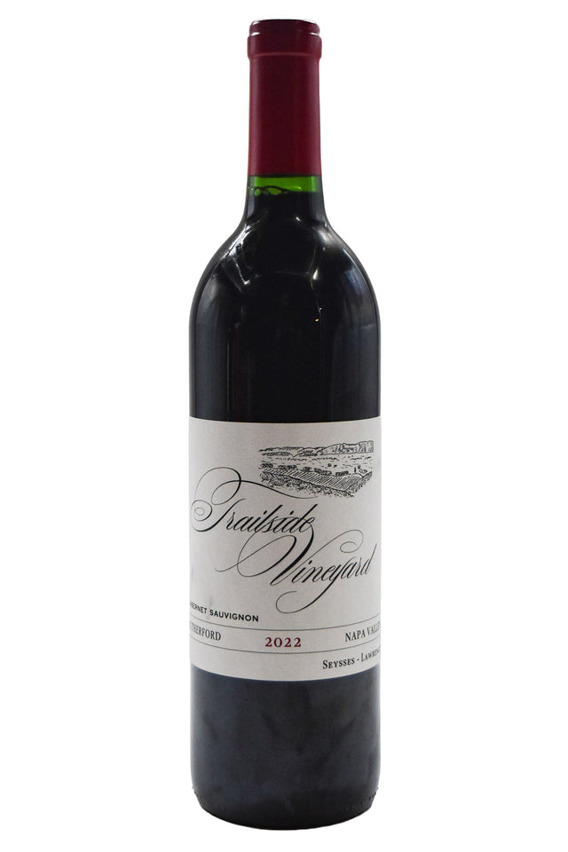 Bottle of Trailside Vineyard Rutherford Cabernet Sauvignon 2022-Red Wine-Flatiron SF