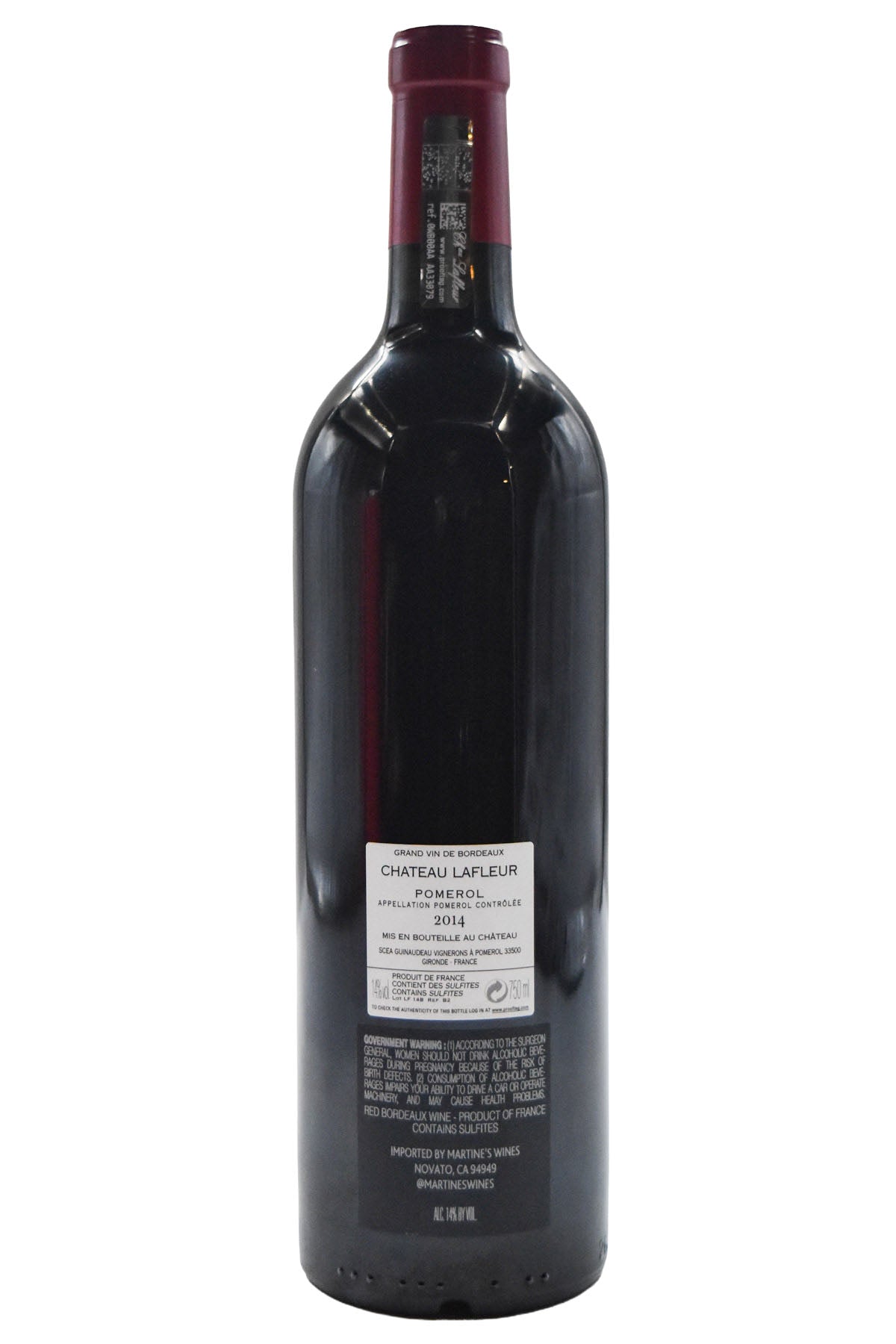 Bottle of Chateau Lafleur Pomerol 2014 [NET]-Red Wine-Flatiron SF
