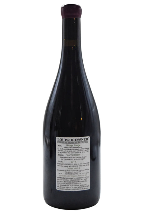 Bottle of Olivier Horiot Coteaux Champenois Riceys Rouge En Val Bazot 2018-Red Wine-Flatiron SF