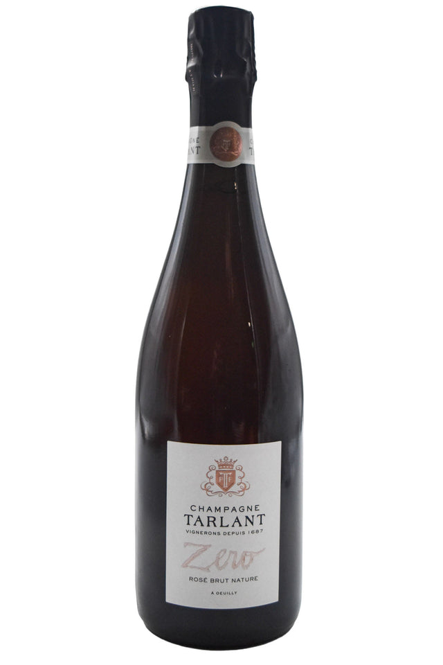 Bottle of Tarlant Champagne Brut Nature Zero Rose NV ['18 Base]-Sparkling Wine-Flatiron SF