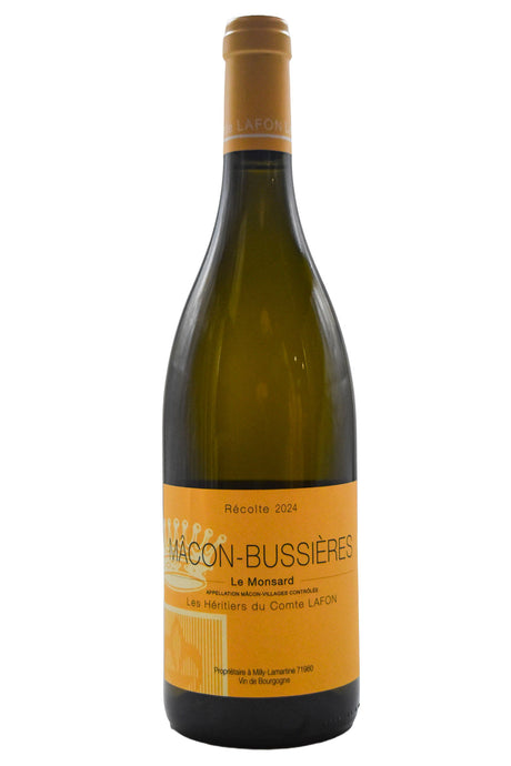 Bottle of Les Heritiers du Comte Lafon Macon Bussieres Le Monsard 2024-White Wine-Flatiron SF