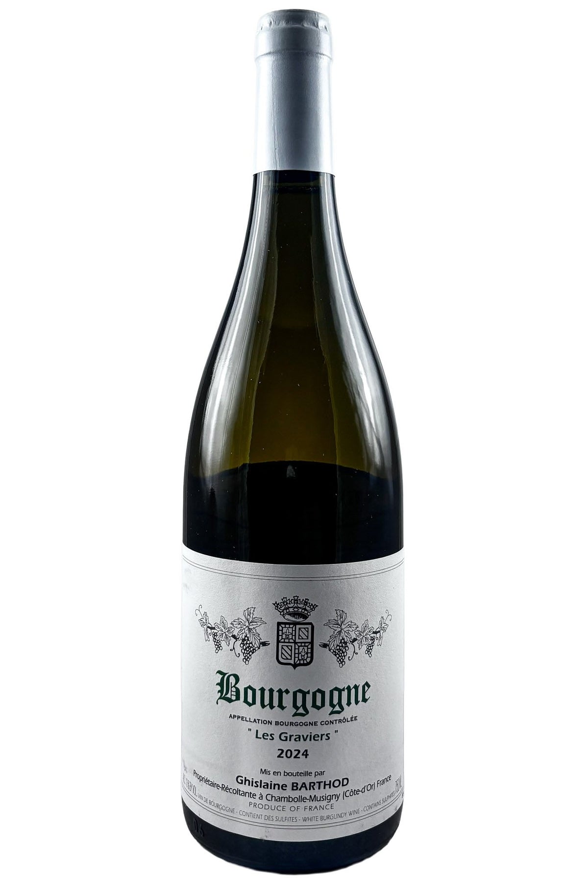 Bottle of Domaine Ghislaine Barthod Bourgogne Chardonnay Les Graviers 2024-White Wine-Flatiron SF
