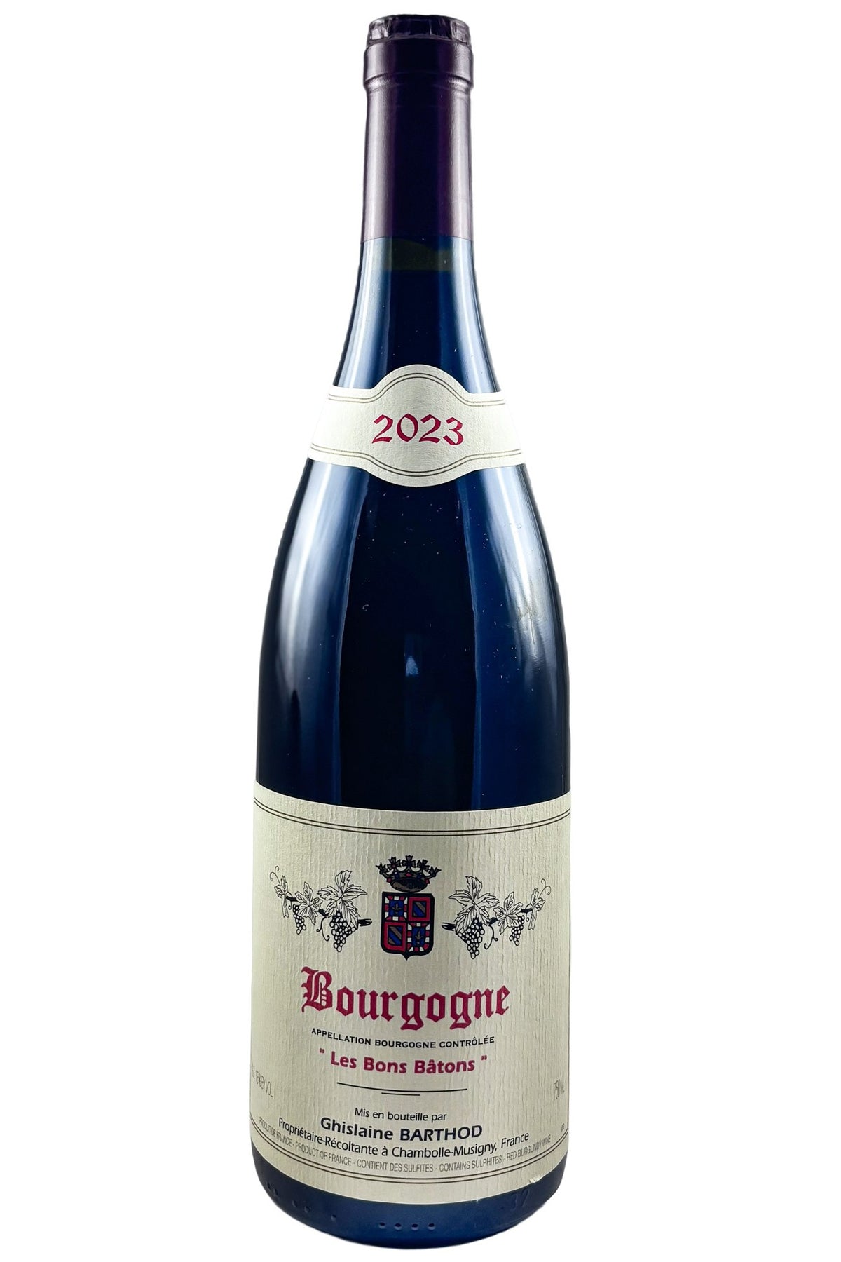 Bottle of Domaine Ghislaine Barthod Bourgogne Les Bons Batons 2023-Red Wine-Flatiron SF