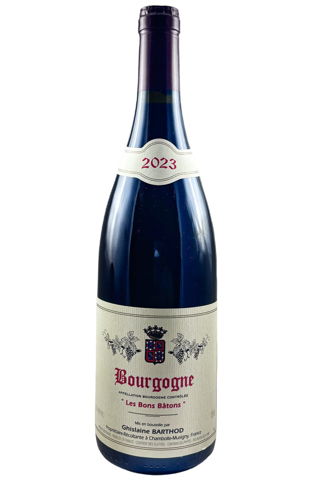 Bottle of Domaine Ghislaine Barthod Bourgogne Les Bons Batons 2023-Red Wine-Flatiron SF