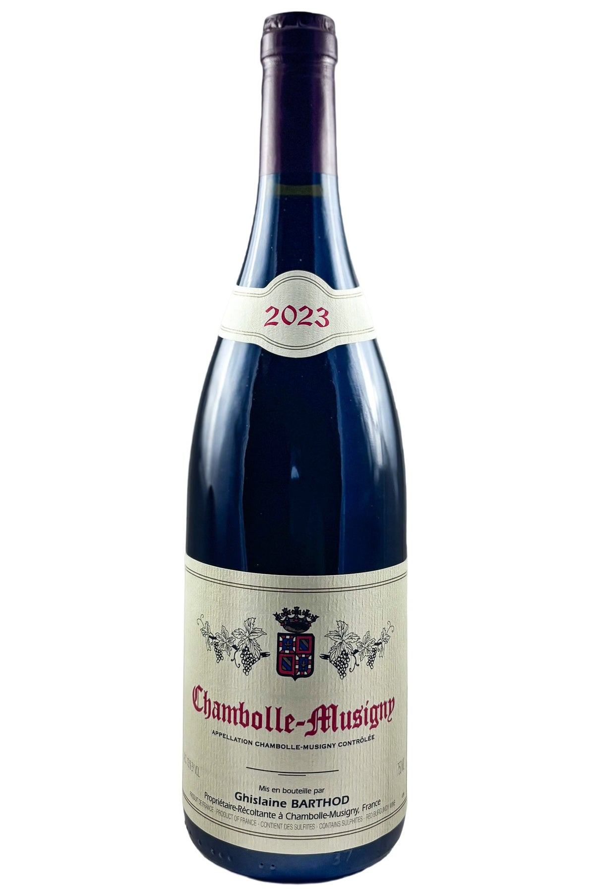 Bottle of Domaine Ghislaine Barthod Chambolle-Musigny 2023 [NET]-Red Wine-Flatiron SF