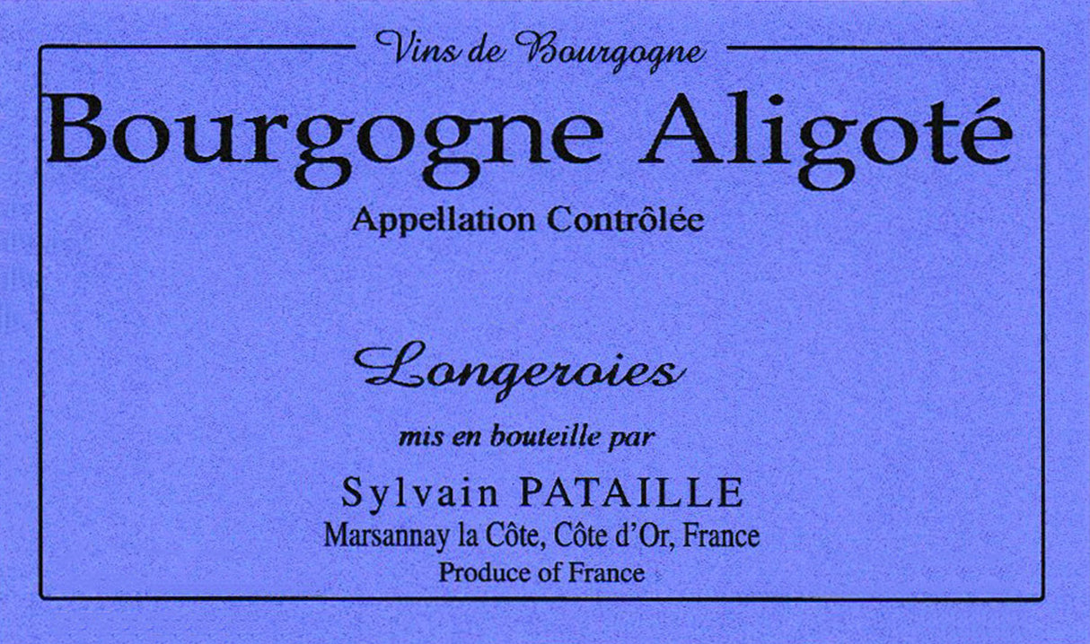 Domaine Sylvain Pataille Bourgogne Aligote Les Longeroies 2022 [NET]