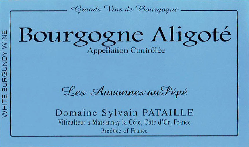 Domaine Sylvain Pataille Bourgogne Aligote Auvonnes au Pepe 2022