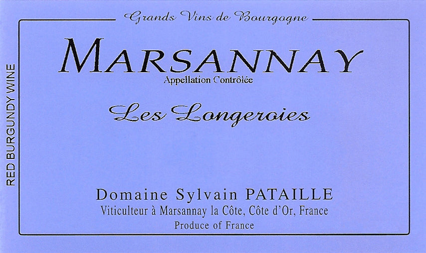 Domaine Sylvain Pataille Marsannay Rouge Longeroies 2022 [NET]