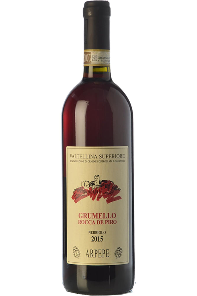 Bottle of ARPEPE Valtellina Grumello Riserva Rocca Piro 2015-Red Wine-Flatiron SF