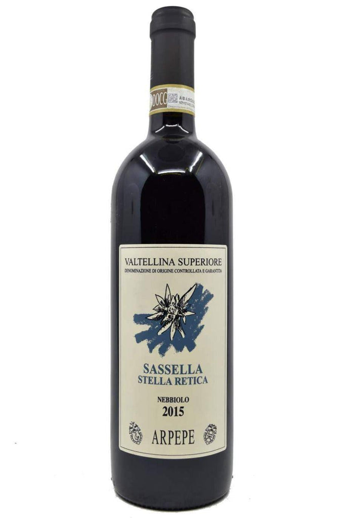 Bottle of ARPEPE Valtellina Sassella Stella Retica 2015-Red Wine-Flatiron SF