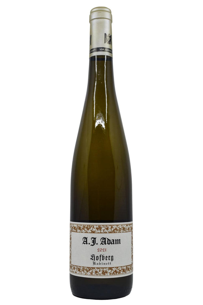 Bottle of A.J. Adam Dhron Hofberg Riesling Kabinett 2021-White Wine-Flatiron SF