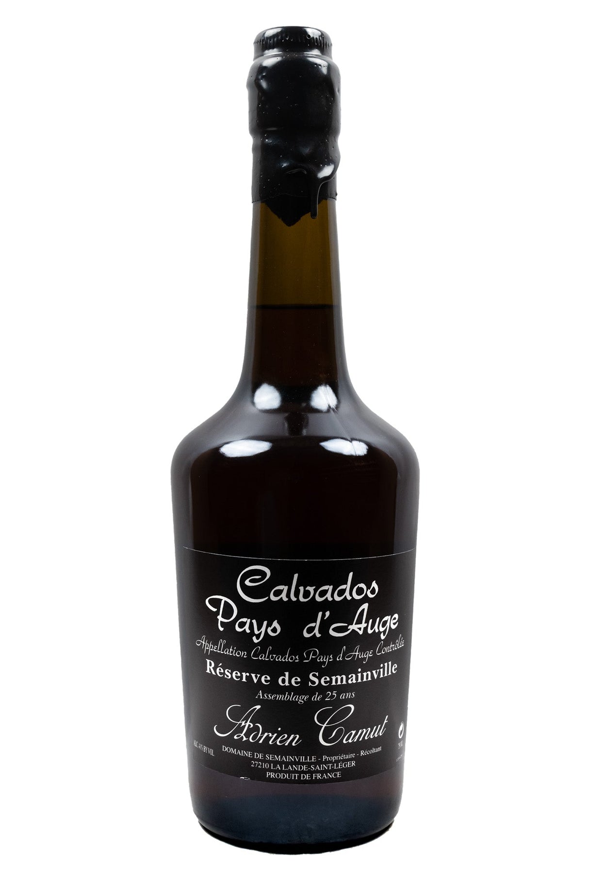 Bottle of Adrien Camut Reserve de Semainville 25 Year Calvados-Spirits-Flatiron SF